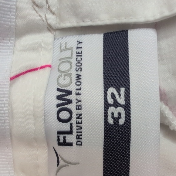 Flow Golf By Flow Society Mens Golf Ball Gold Tee Shorts Size 32 Neon - Picture 4 of 5